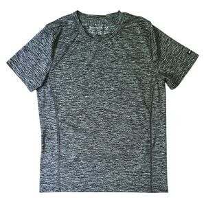 Abercrombie Kids Moisture Wicking Short Sleeve Gray Athletic Shirt Boys 9/10